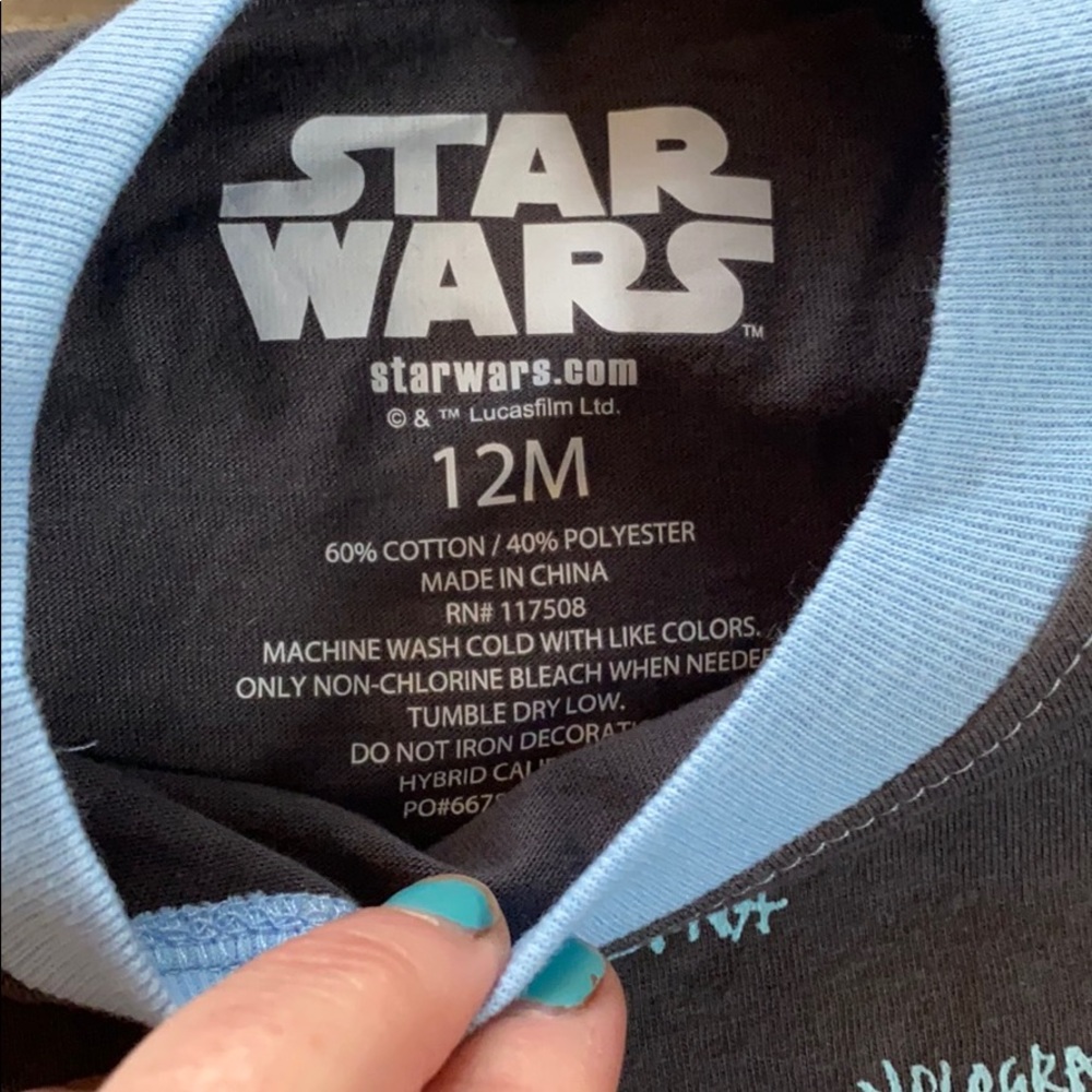Star Wars R2-D2 12T baseball tee - Picture 4 of 5